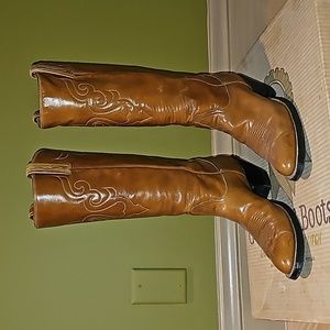 Vintage Tony Lama Gold Label Boots - Size 9.5